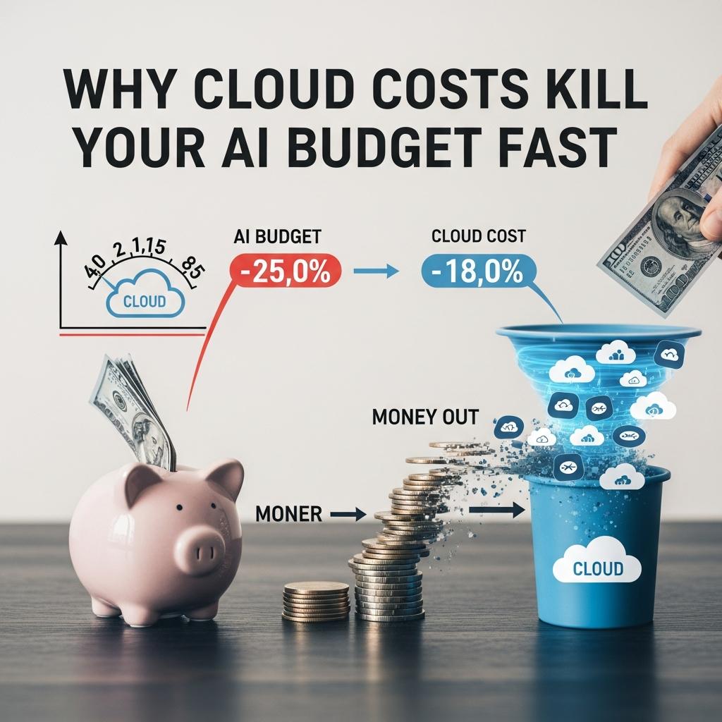 Why Cloud Costs Kill Your AI Budget Fast