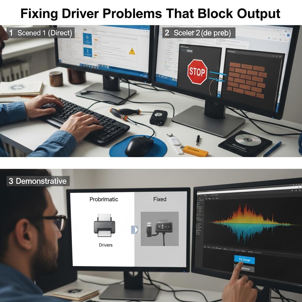 Fixing Driver Problems That Block Output