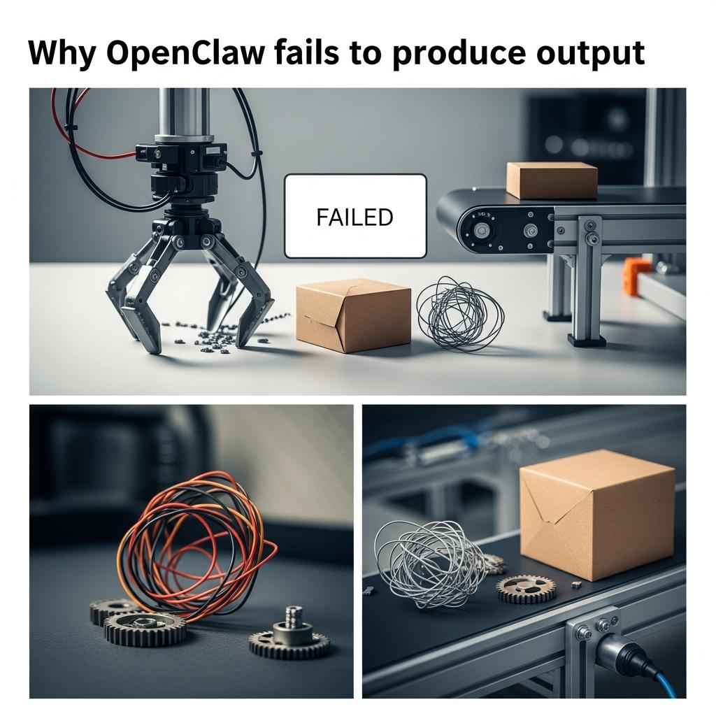 Why OpenClaw Fails to Produce Output